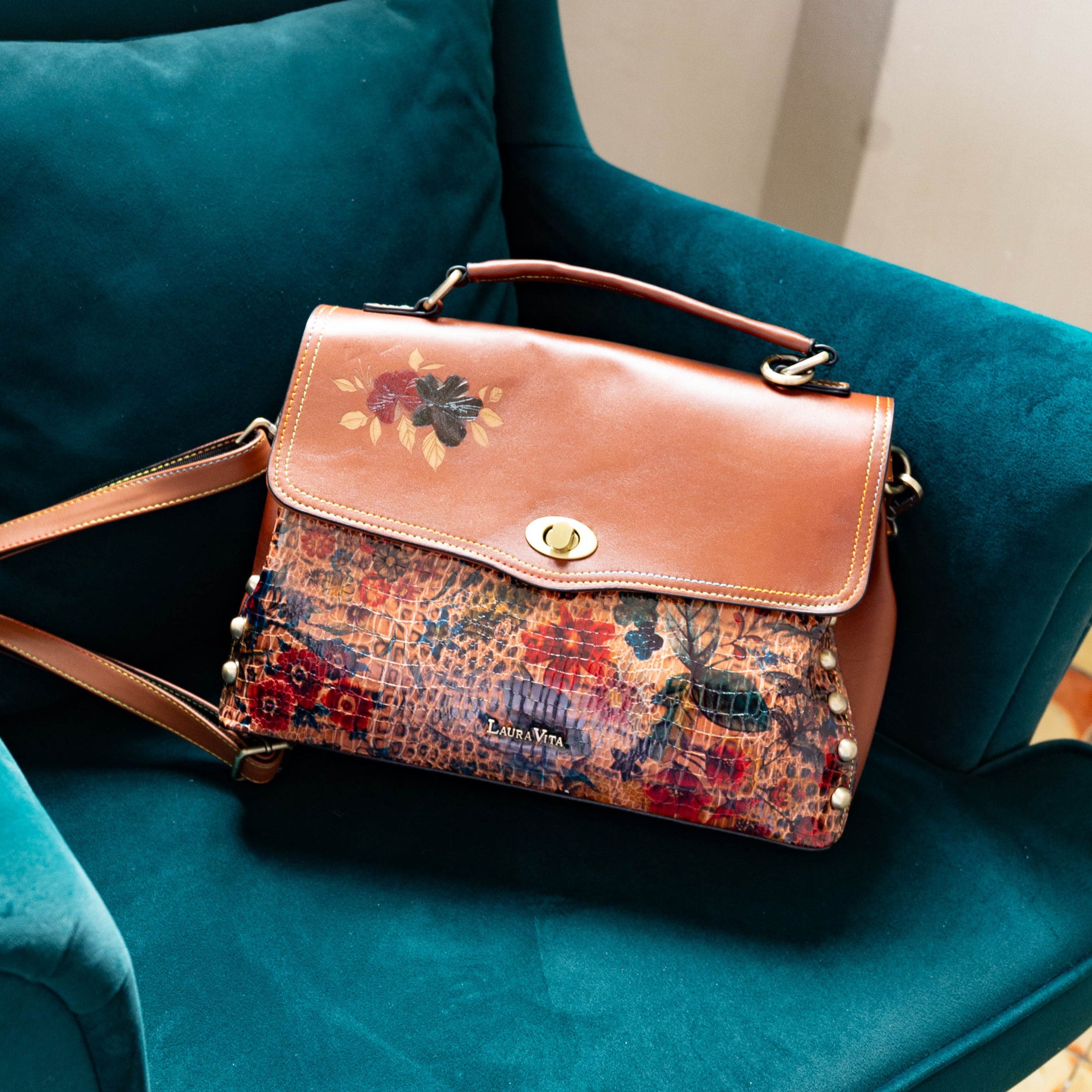 Laura Vita Sac à main Cuir 3382J Sac à Main1