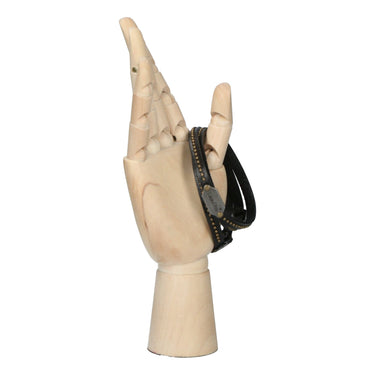 Leather bracelet Laura Vita - Black - Bracelet