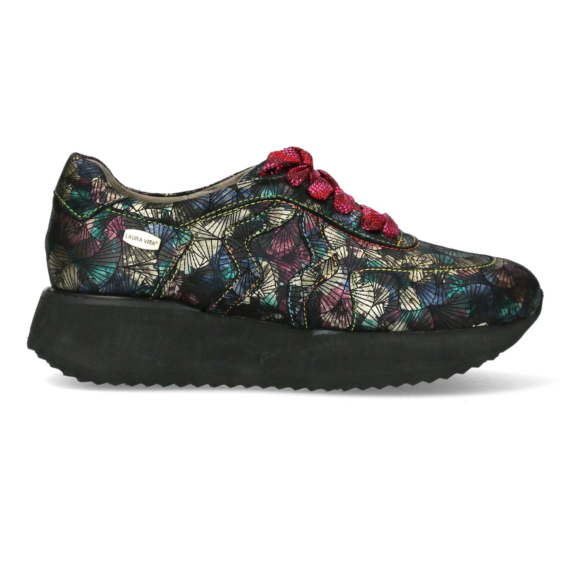 LAURA VITA Sneaker Leder/Textil Sneaker, Verschluss: Schnürung LAURA VITA Sneaker Leder/Textil Sneaker, Verschluss: Schnürung