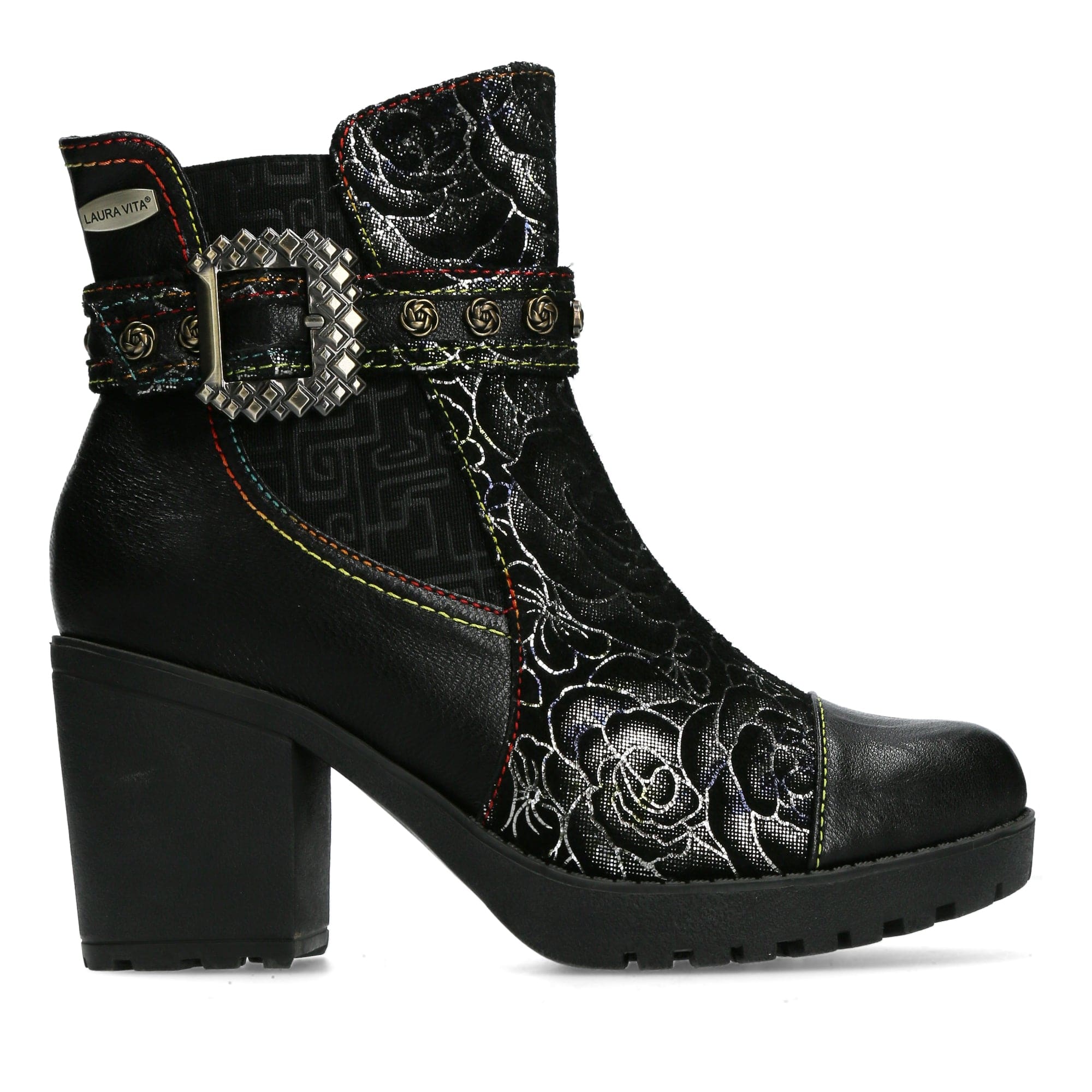 LAURA VITA Botines Con Cordones - Doré/dorado