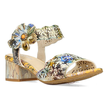 HUCBIO 0121 Buty w kwiaty - Sandały