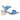 Chaussures HUCBIO 0121 Fleur - 35 / Bleu - Sandale