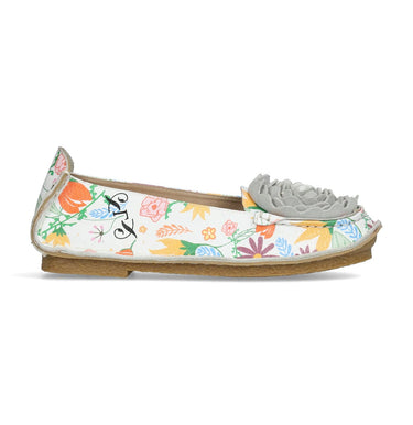 Schuhe VIVIANE Fleur - 35 / Weiß - Ballerina