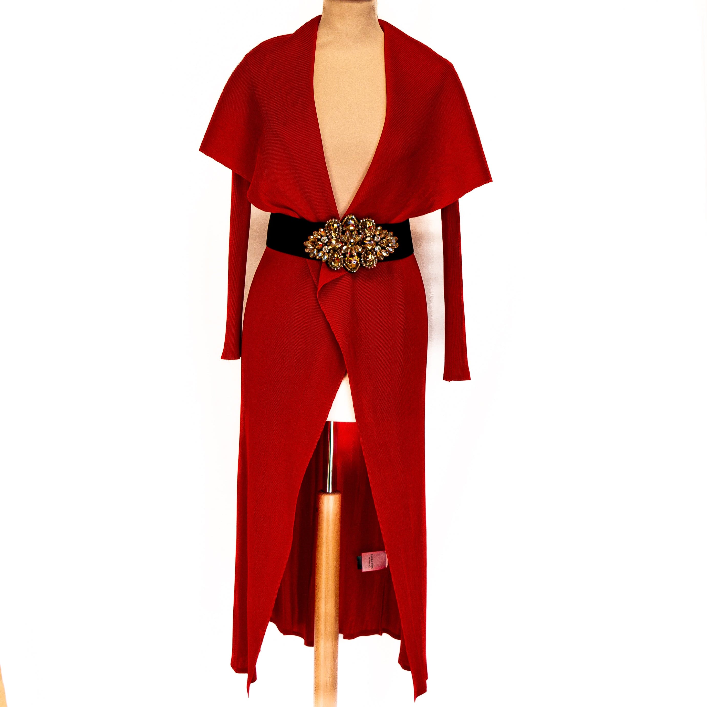 Gilet long Debra Exclusivité - Rouge - Blouses et tuniques
