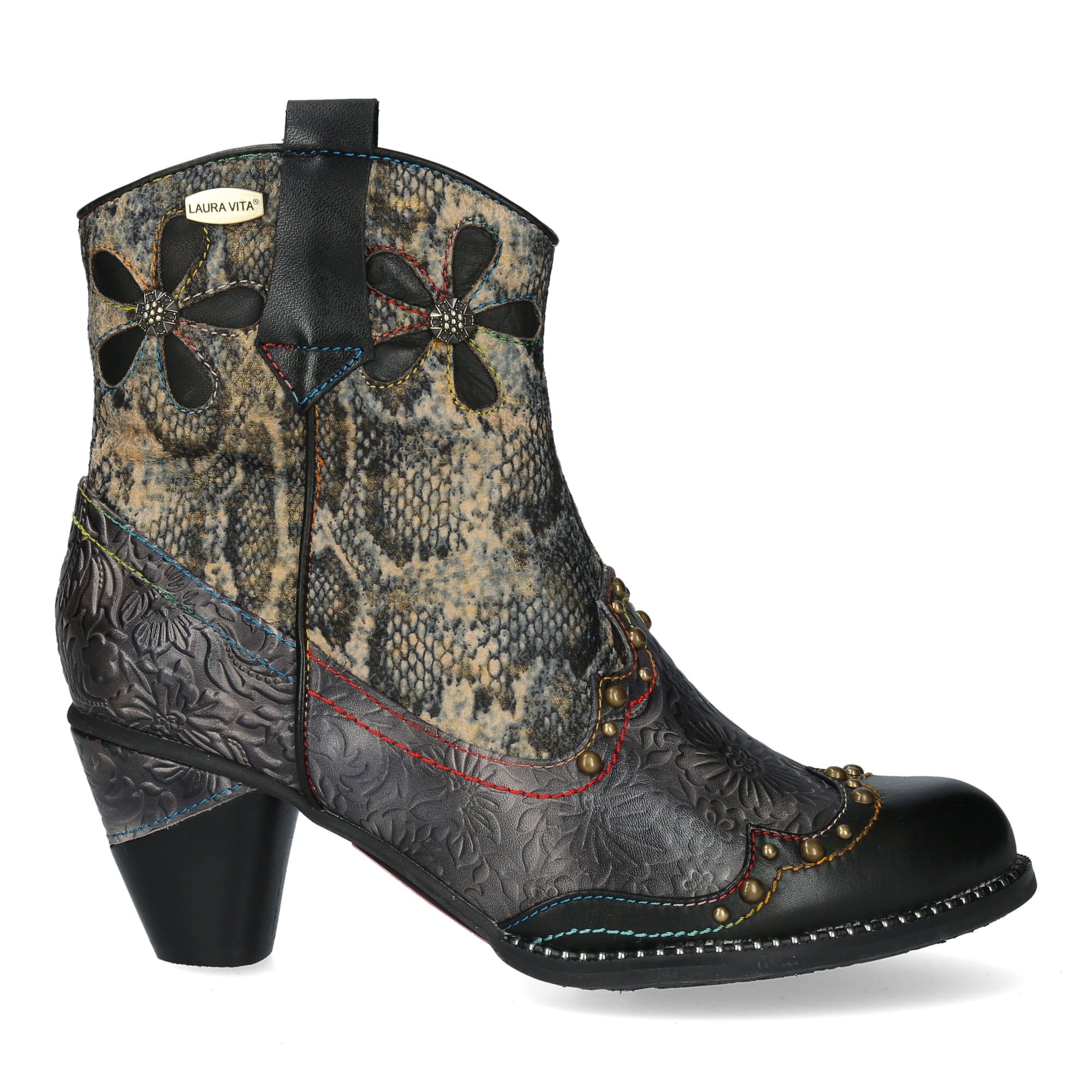 Laura Vita Bottines à lacets Bottines - ALCIZEEO 01 femme rouge | France
