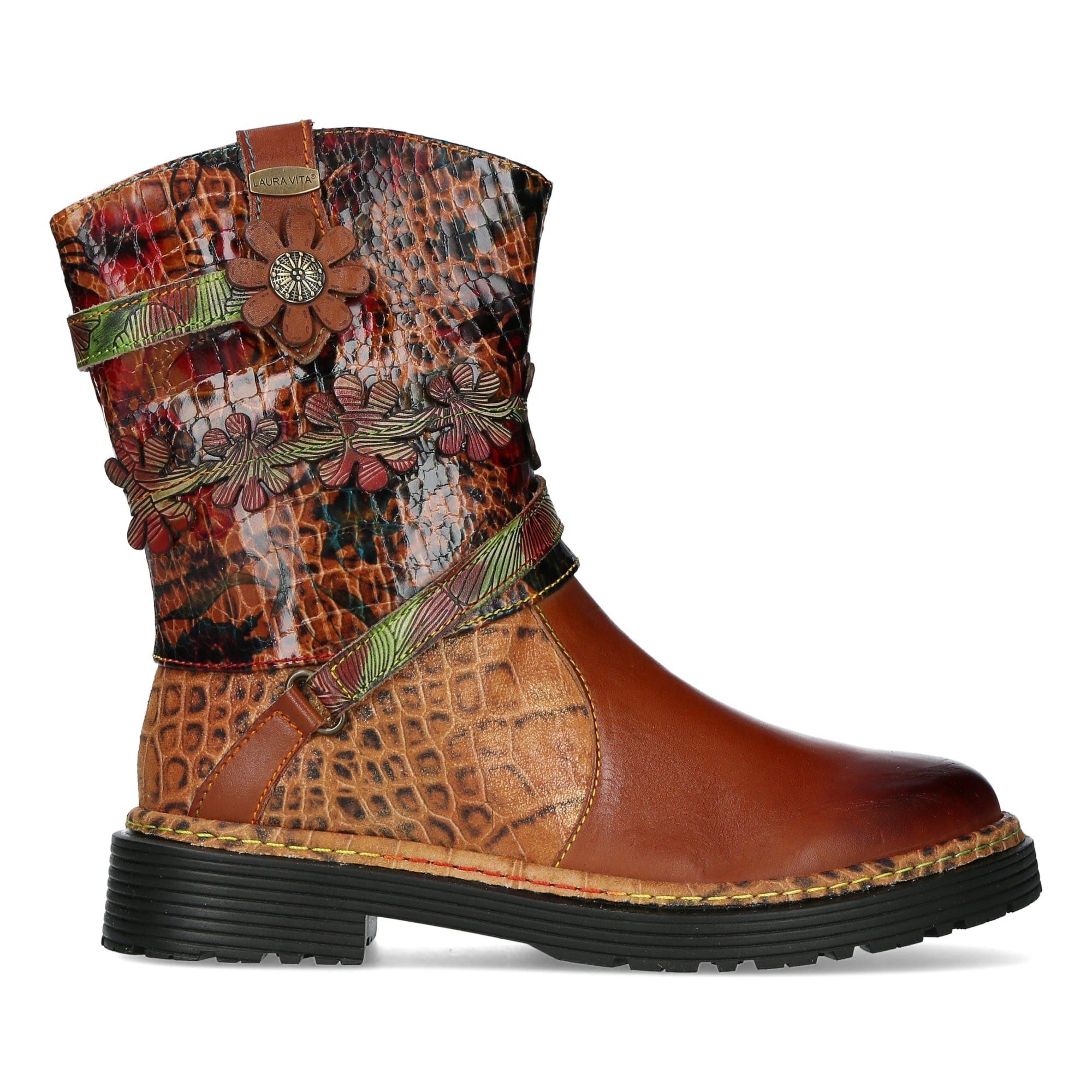 Laura Vita Botas Laura Vita Women's Ankle Boots With A Lace-up Design Incaso 18 Charbon Zapatos Laura Vita Outlet