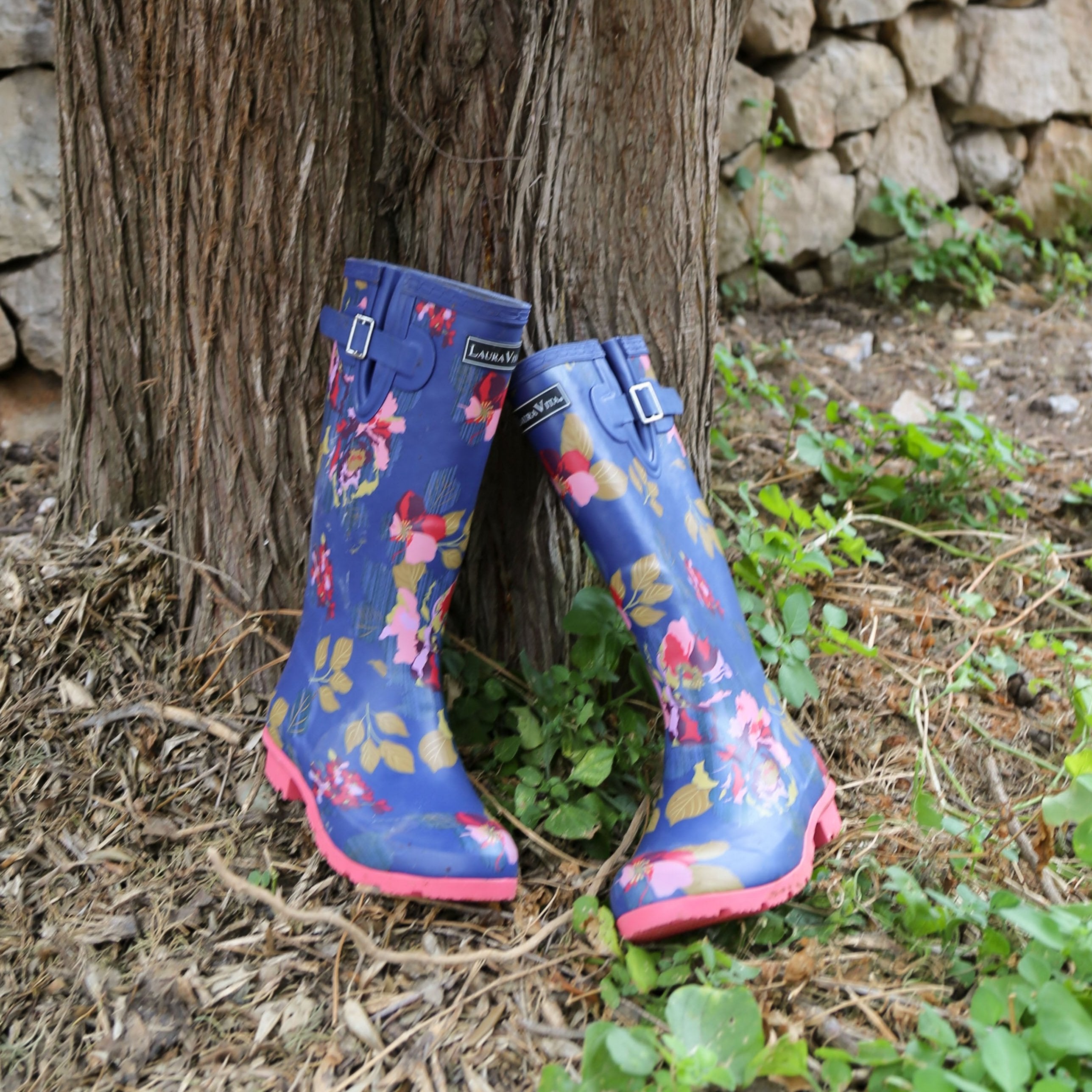 Knee boots de Pluie - FLORAL