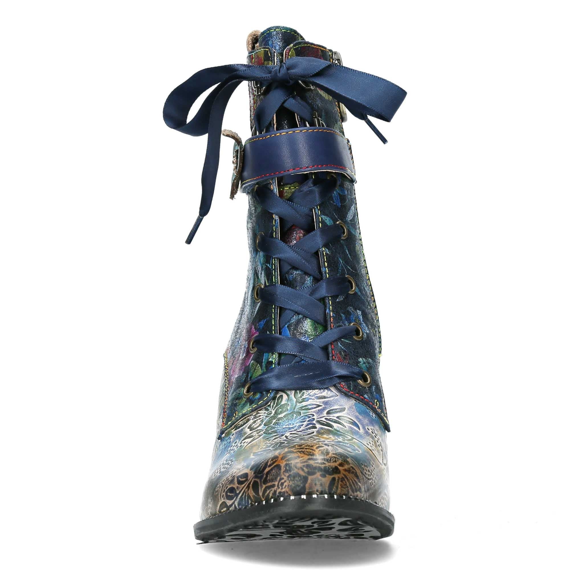 Bottines à lacets Reine des neiges bleu fille | La Halle
