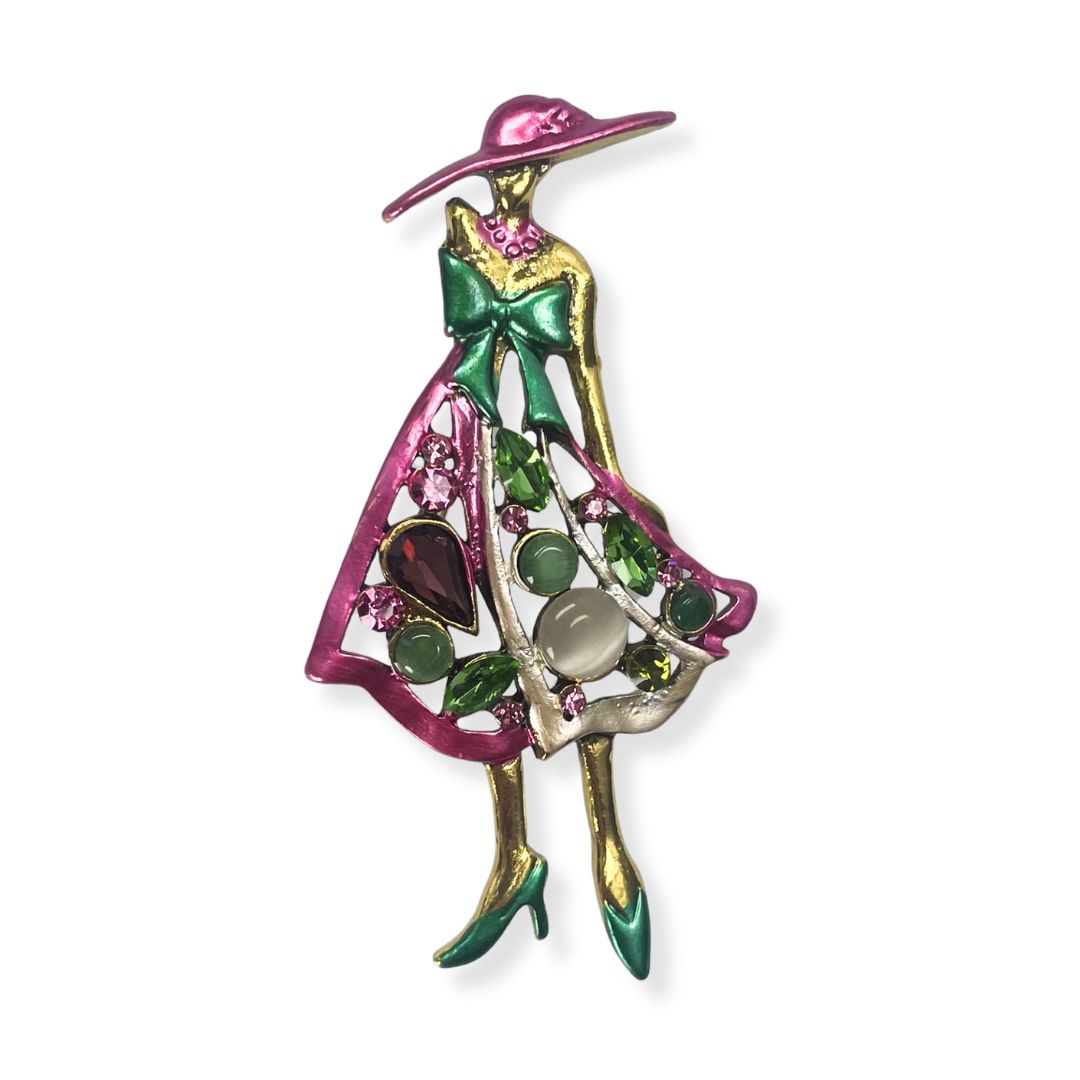 Jewel brooch Madame