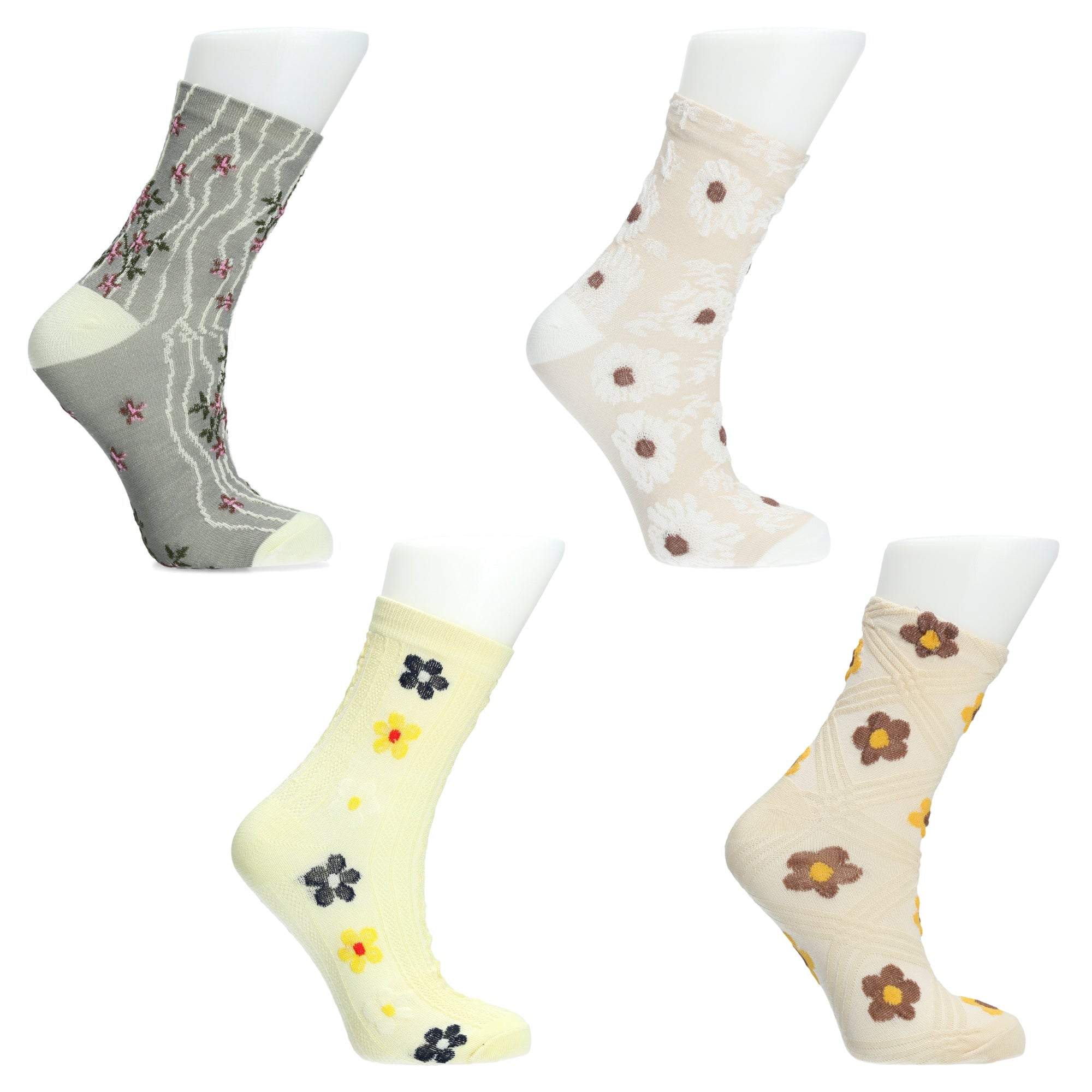 Chaussettes en lot de 4 paires Fleury