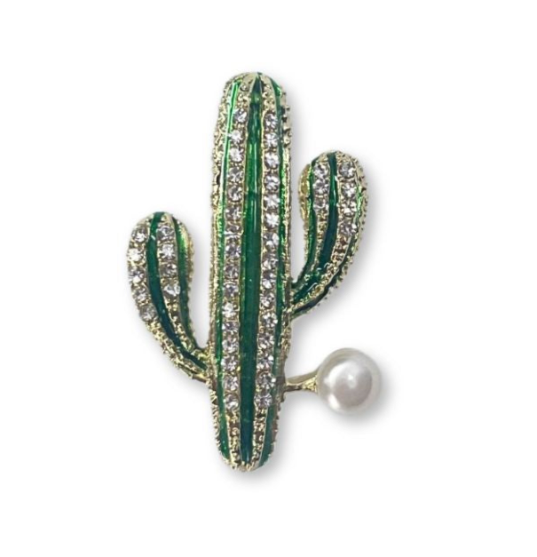 Exclusivo broche joya Cactus