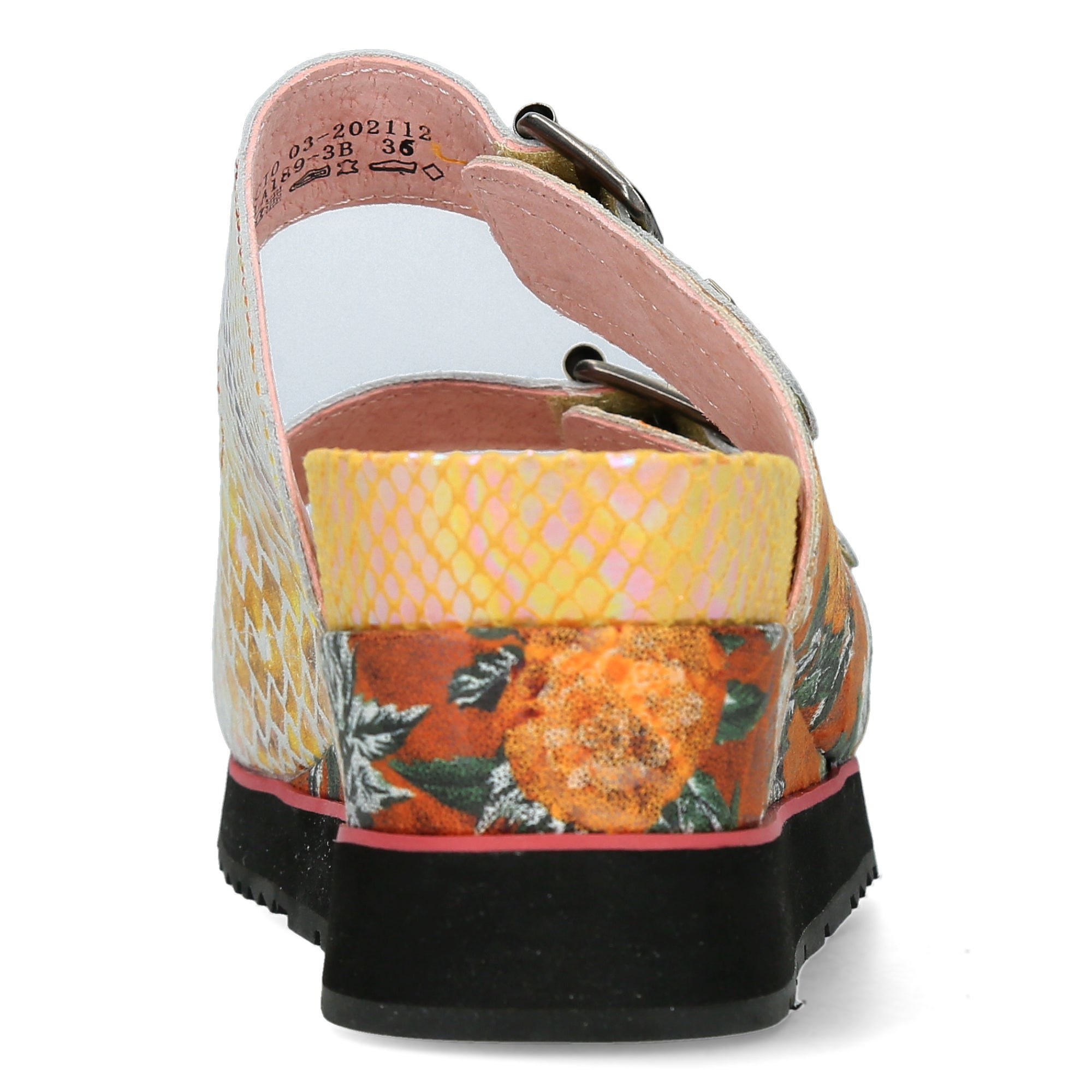 Buty w kwiaty HECIO 03