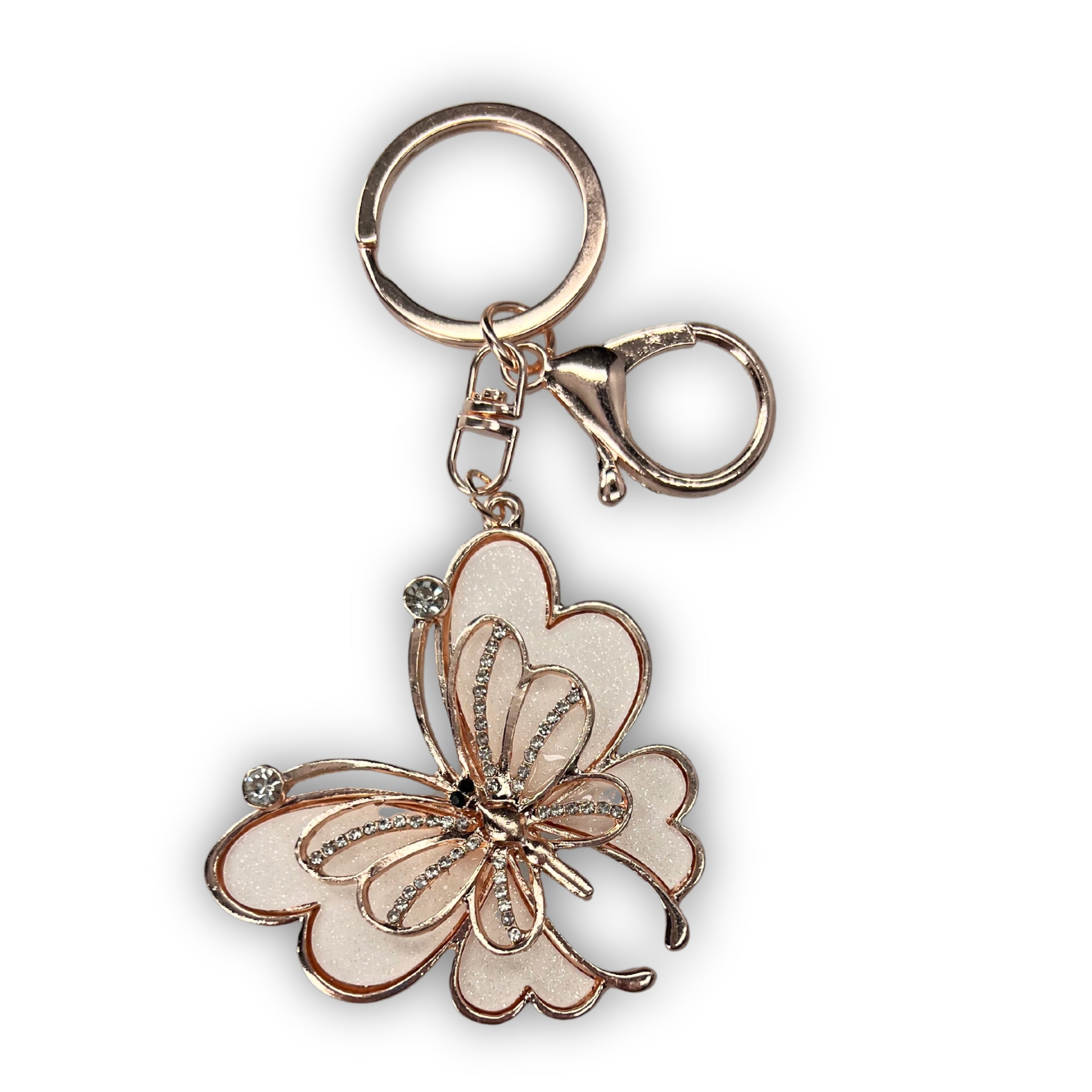 Butterfly key ring jewel