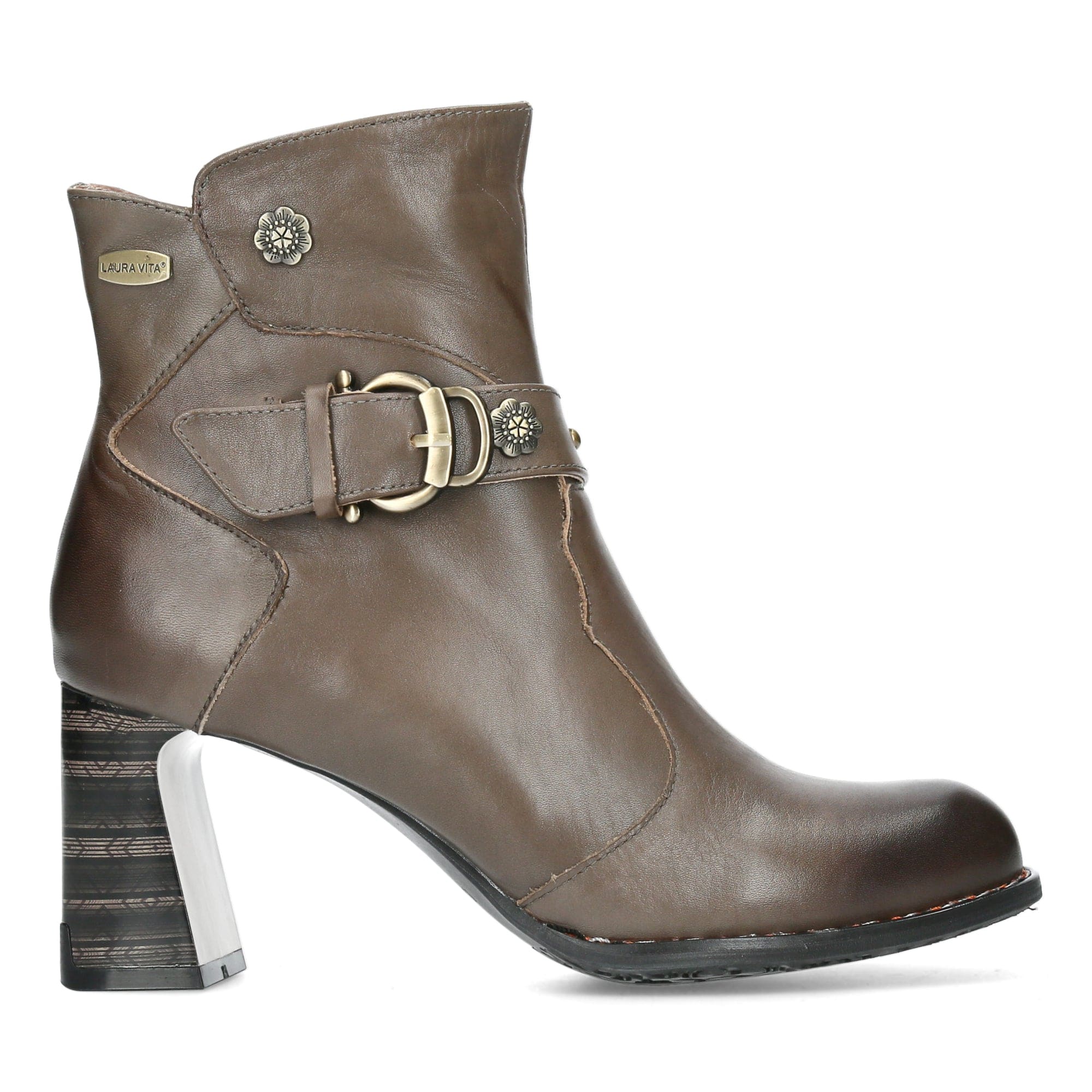 LAURA VITA Marbreo 04, Ankle Boot Donna, Marrone, 39 EU LAURA VITA Marbreo 04, Ankle Boot Donna, Marrone, 39 EU