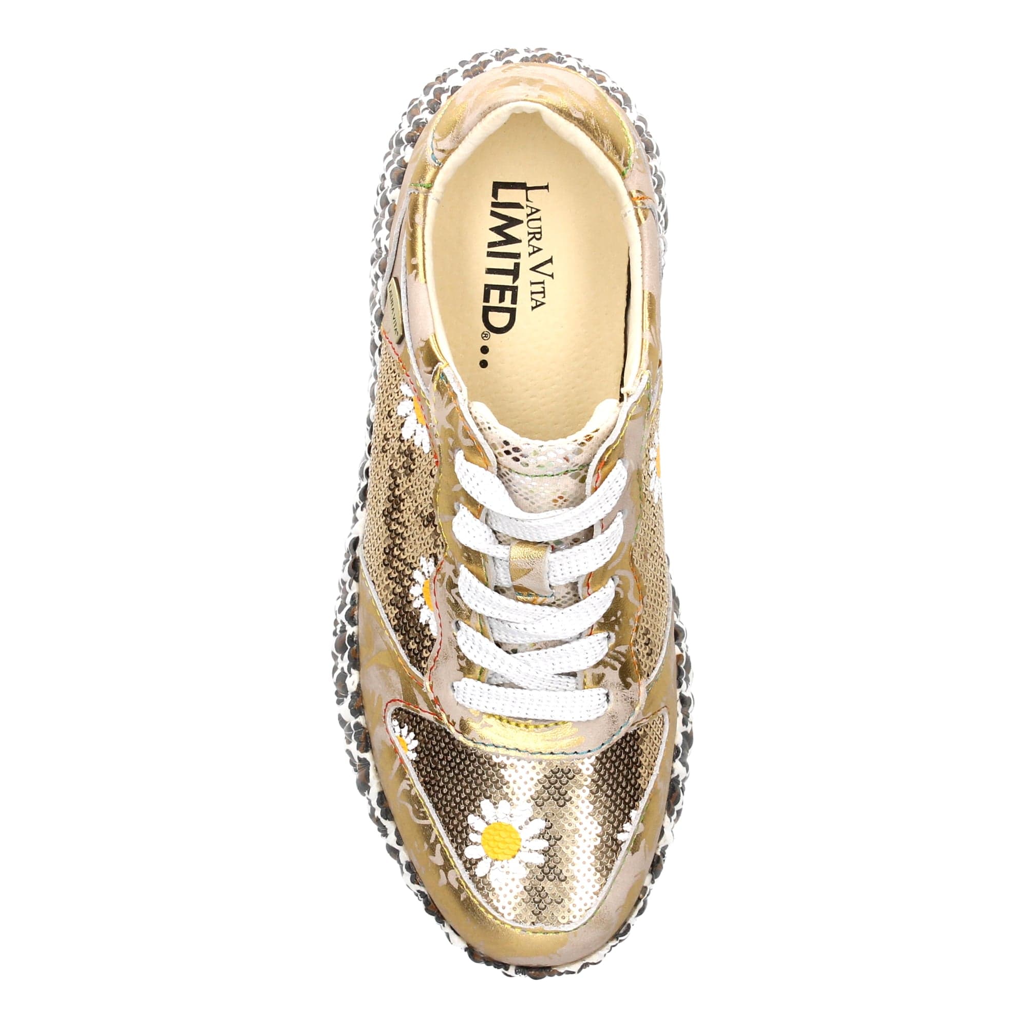 LAURA VITA NIKITO 02 - Sneakers moda da donna, giallo, 39 EU