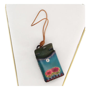Porte-clefs en cuir petit étui