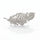 Bijou broche Plumette