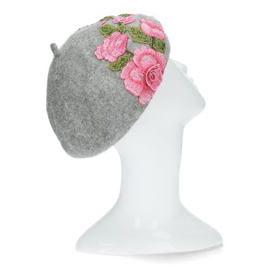 Béret à fleurs Emylle - Chapeaux