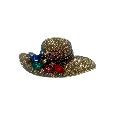 Jewel brooch Hat - Brooch