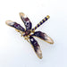 Broche DragonFly - Mauve