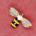 Biżuteryjna broszka Owad - Pszczoła - Naszyjnik