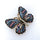 Machaon vlinder broche - Blauw