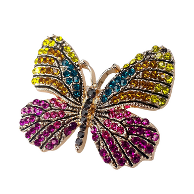 Jewel Butterfly Brooch Machaon