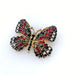Broche mariposa Machaon - Negro