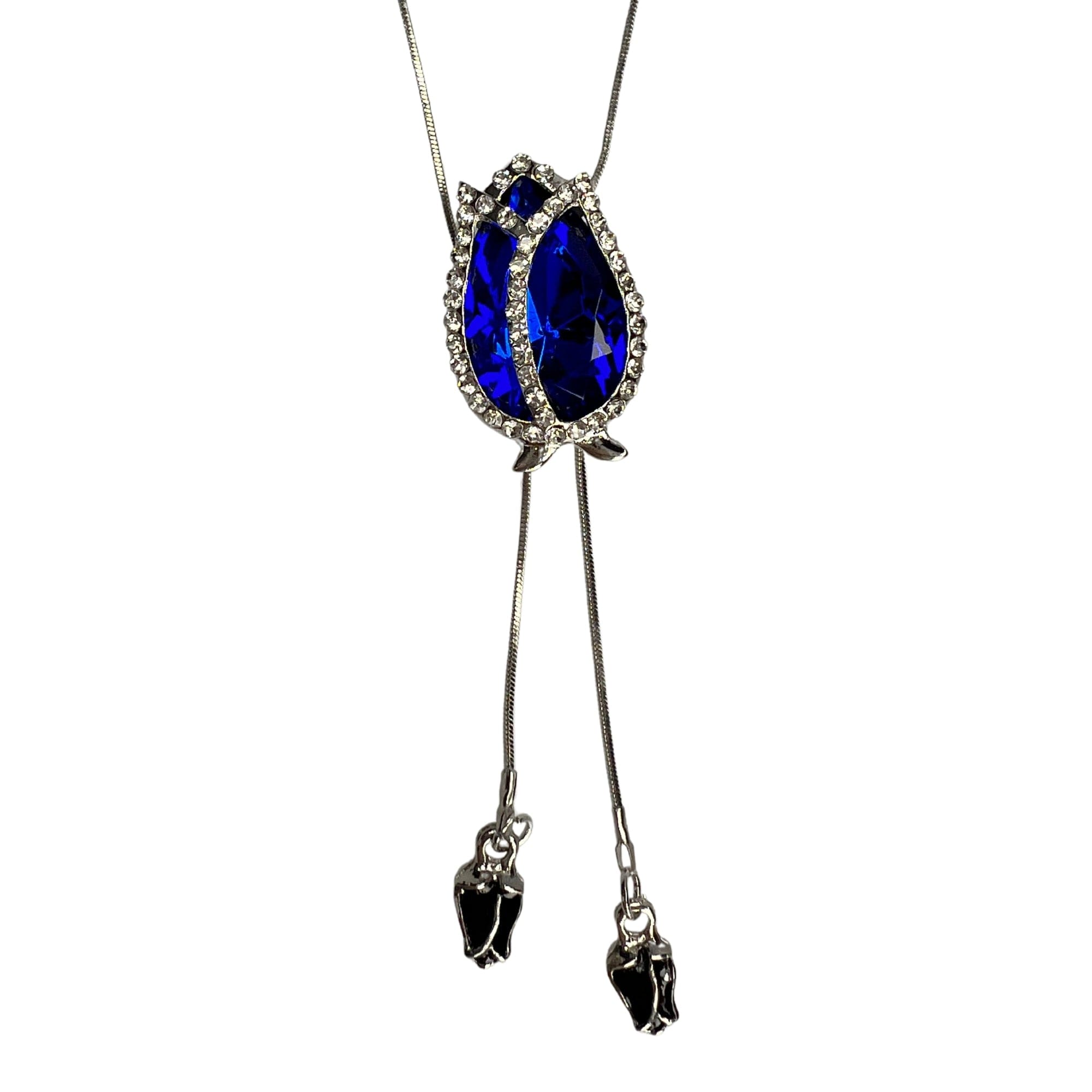 Carmen juwelenketting - Blauw - Ketting