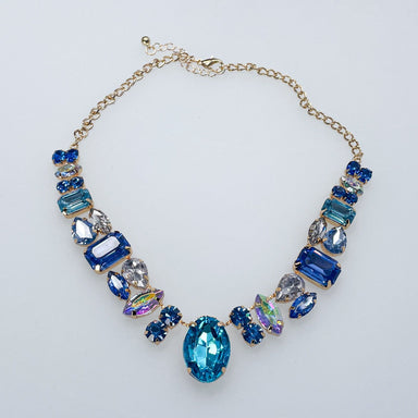 Bijou collier Joséphine - Bleu