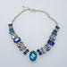 Halsband med smycken Joséphine - Blå