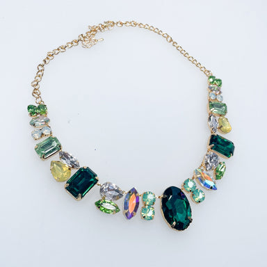 Halsband med smycken Joséphine - Grön