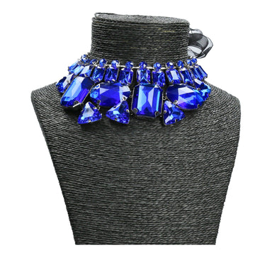 Bijou collier Melanie - Bleu - Collier