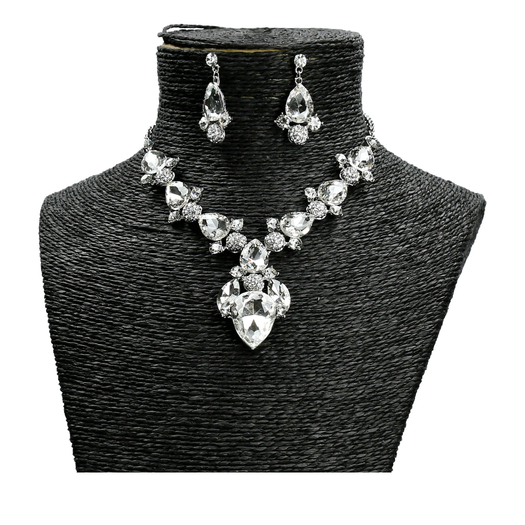 Jewel necklace Philipine - White - Necklace
