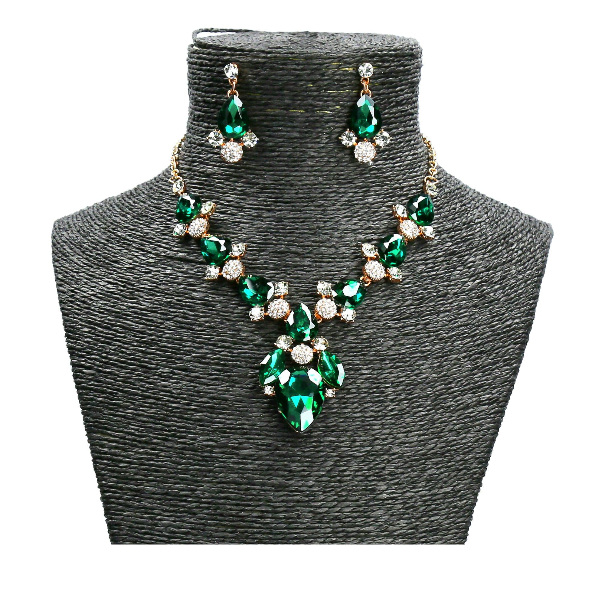 Jewel necklace Philipine - Green - Necklace