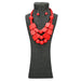 Conjunto de joyas Cassandra - Rojo - Collar