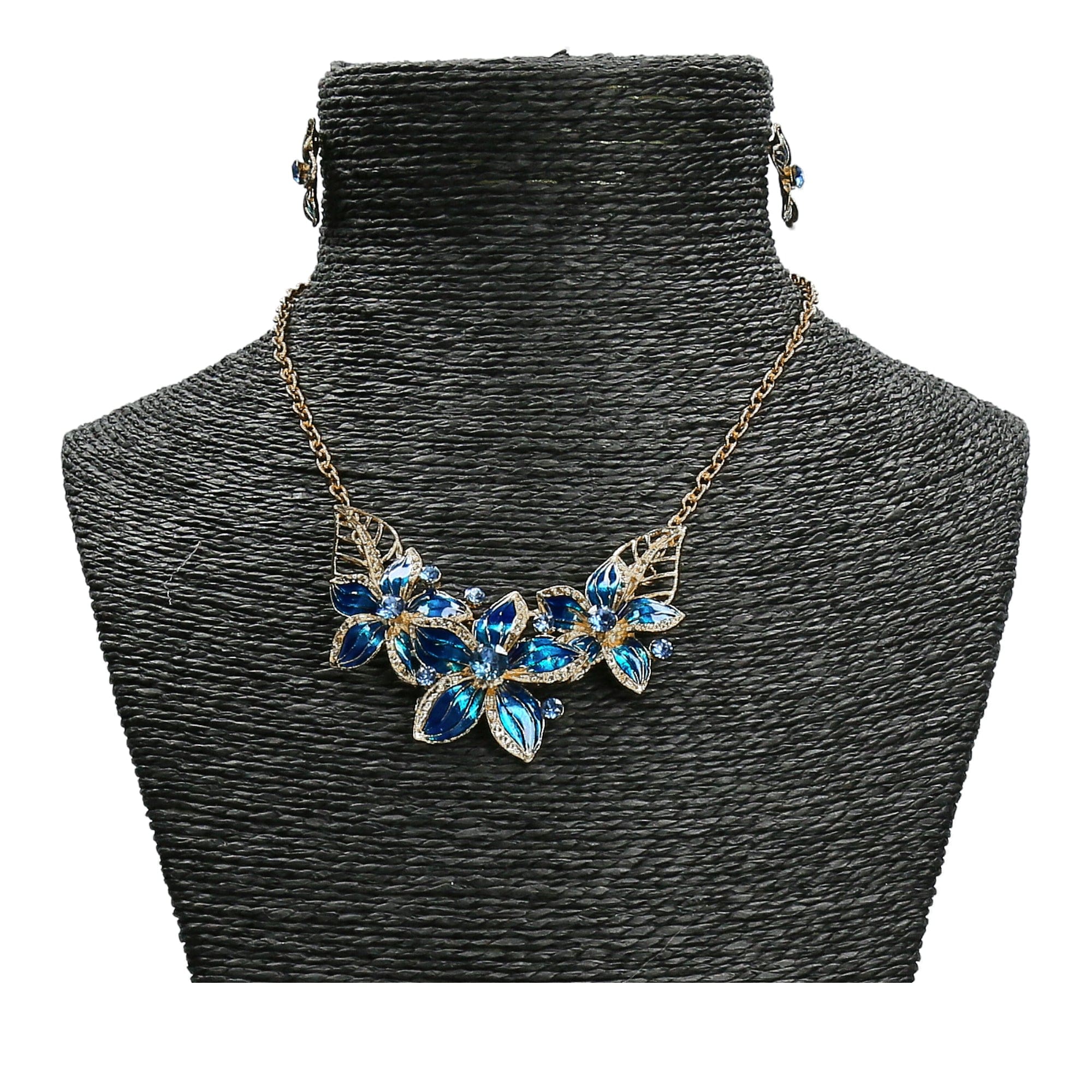 Juwelenset Cassiopé - Blauw - Ketting