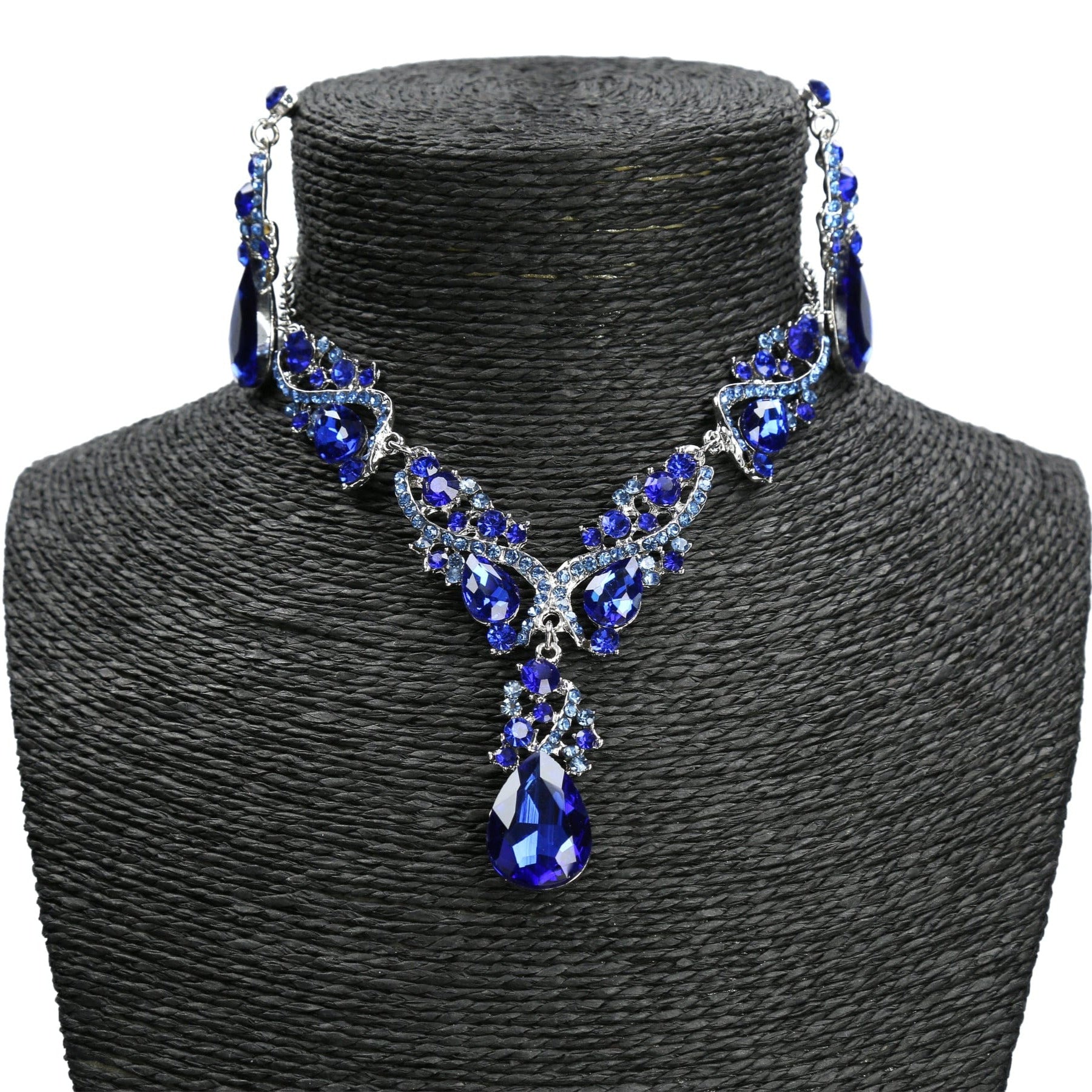 Clotaire Schmuckset - Blau - Halskette