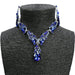 Juwelenset Clotaire - Blauw - Ketting