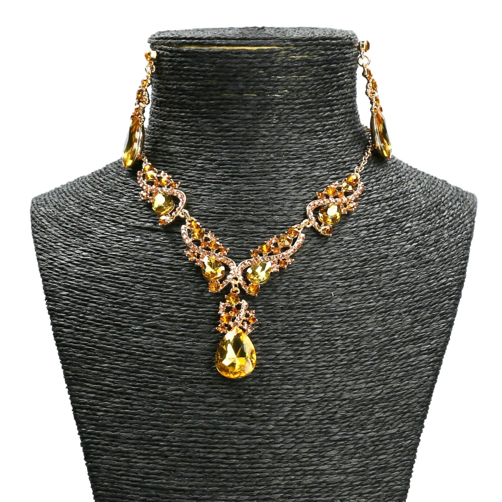 Clotaire Schmuckset - Gelb - Halskette