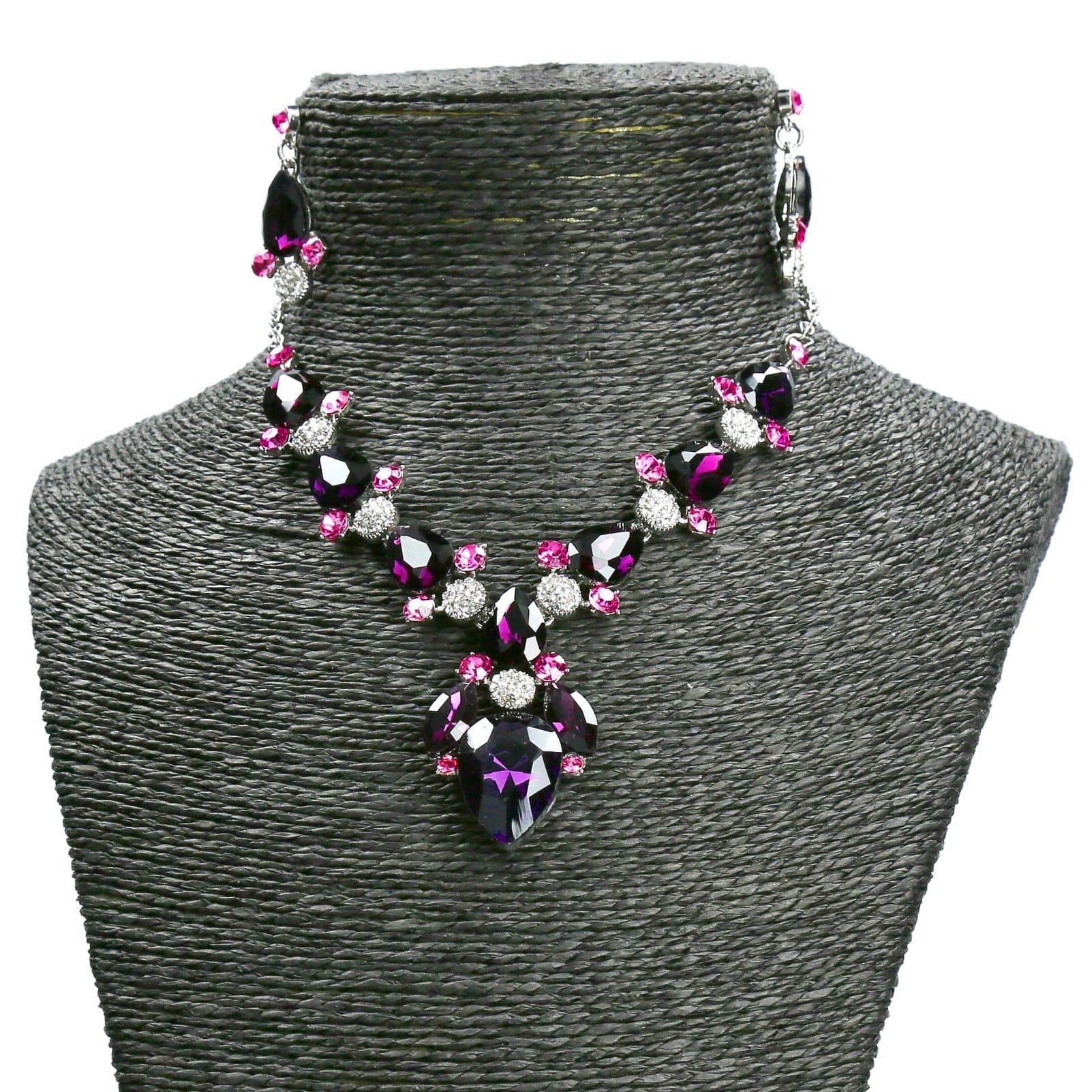 Jewelry set Clotaire - Pink - Necklace