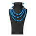 Meredith sieradenset - Blauw - Ketting