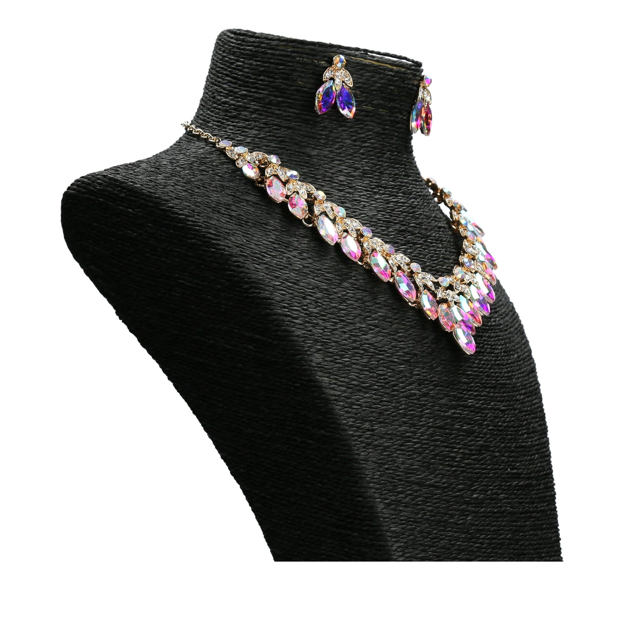 Smykkesæt Perla - Pink - Halskæde