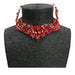 Conjunto de joyas Sigebert - Rojo - Collar