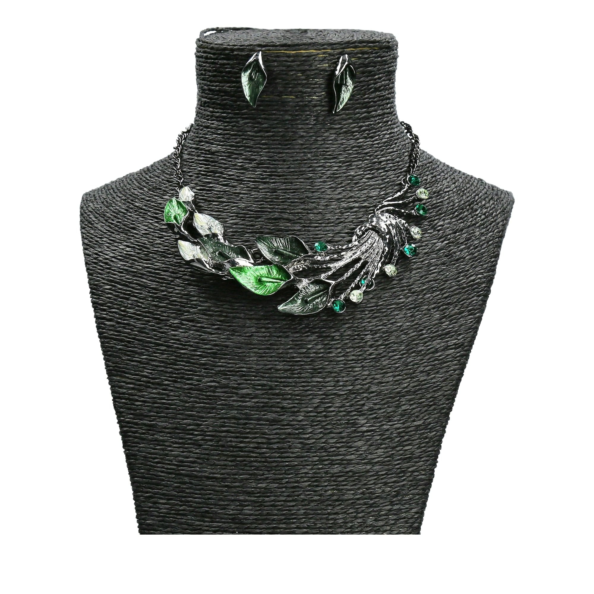 Styx smyckesset - Grön - Halsband