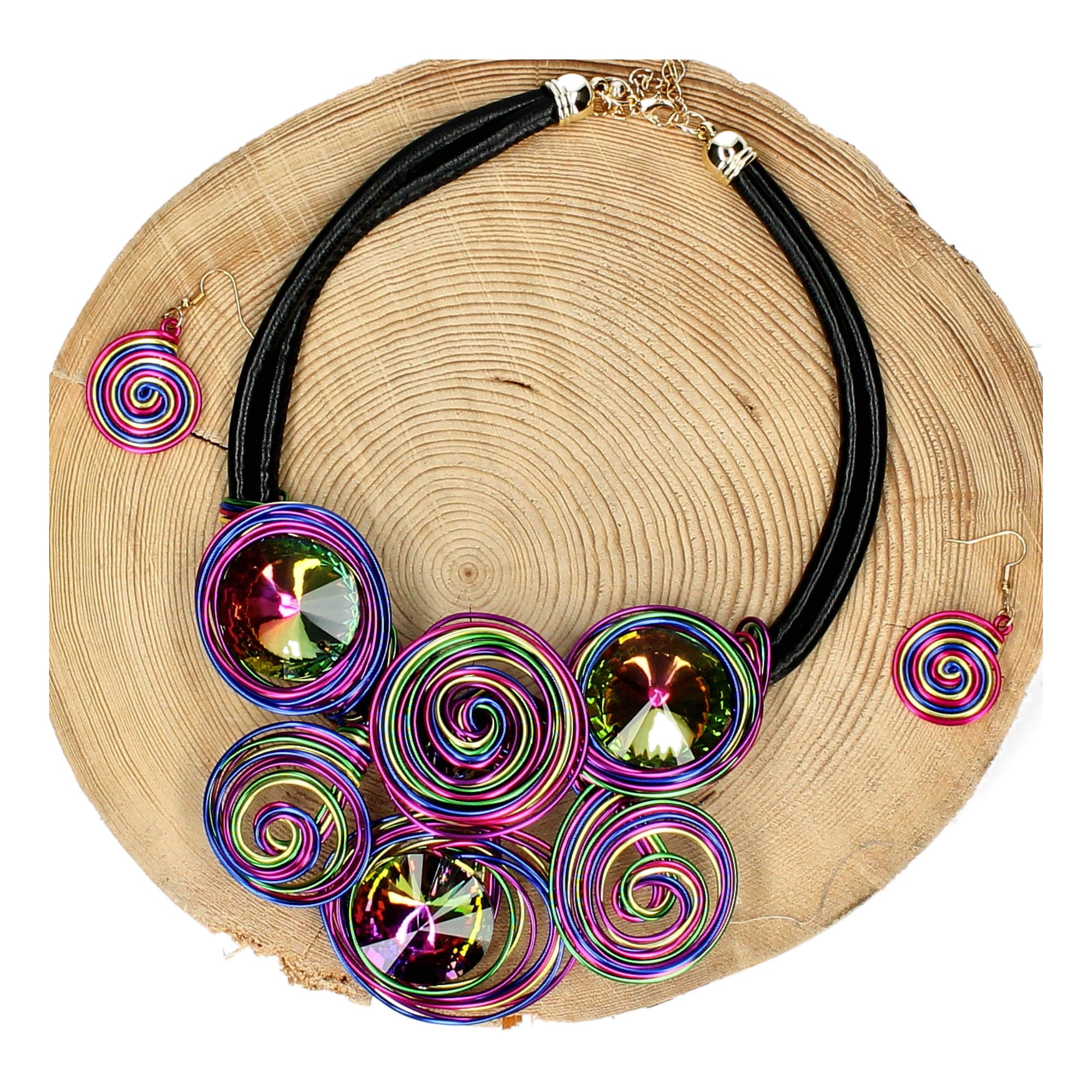 Tribe jewelry set - Black - Necklace
