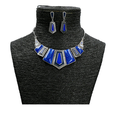 Xena Schmuck Set - Blau - Halskette