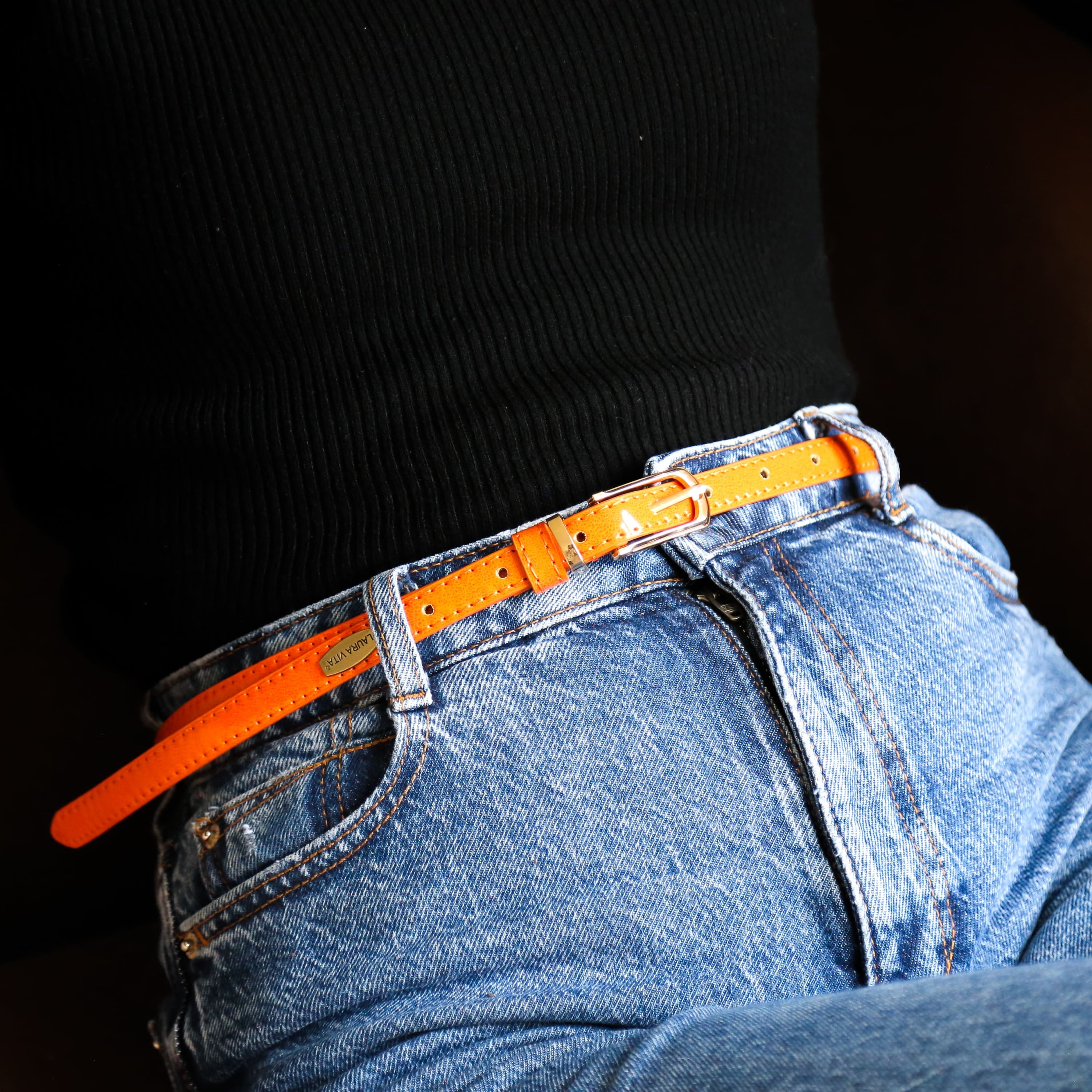 Cinturón Elsie - 40 / L / Naranja - belt
