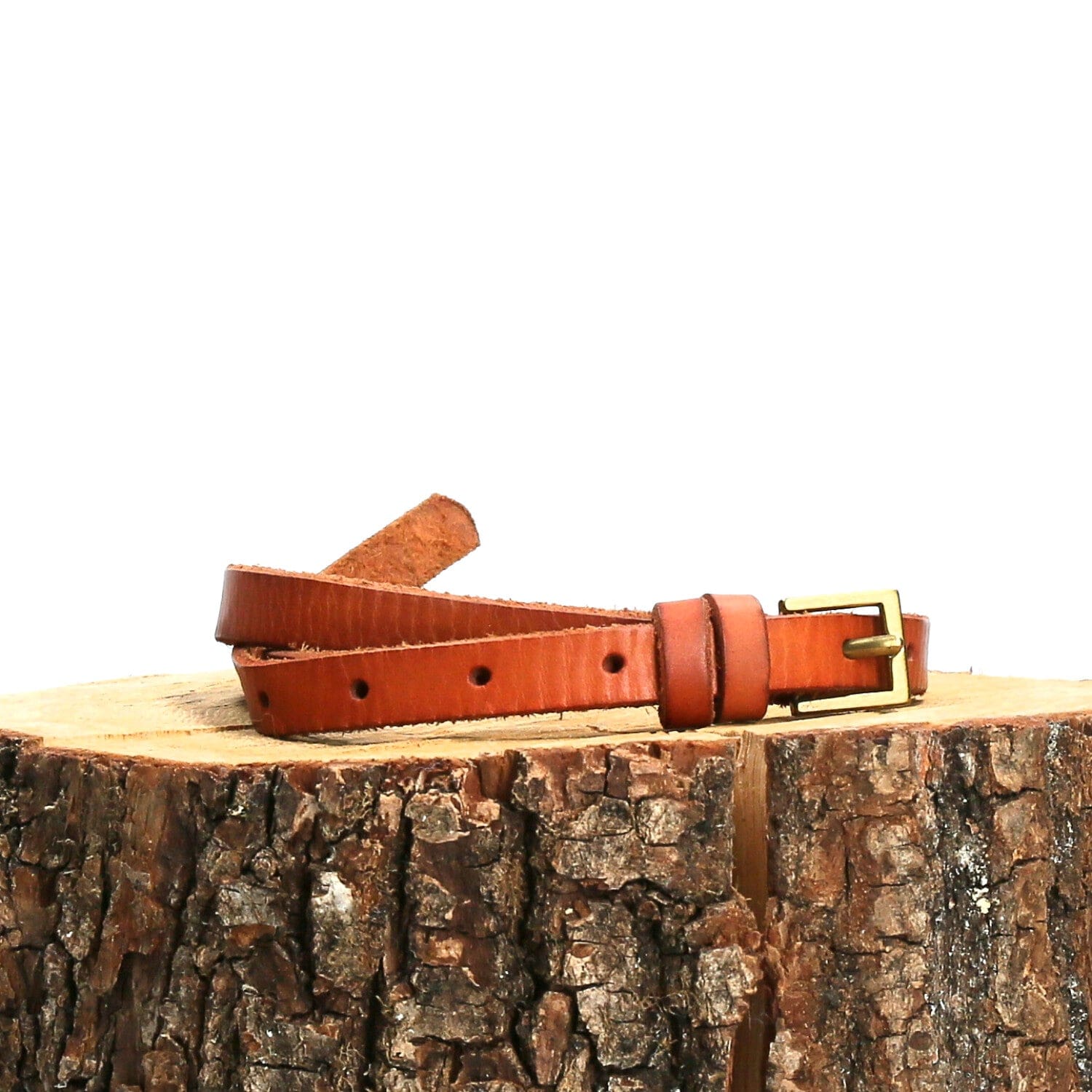Lisianthus leather belt - Belt