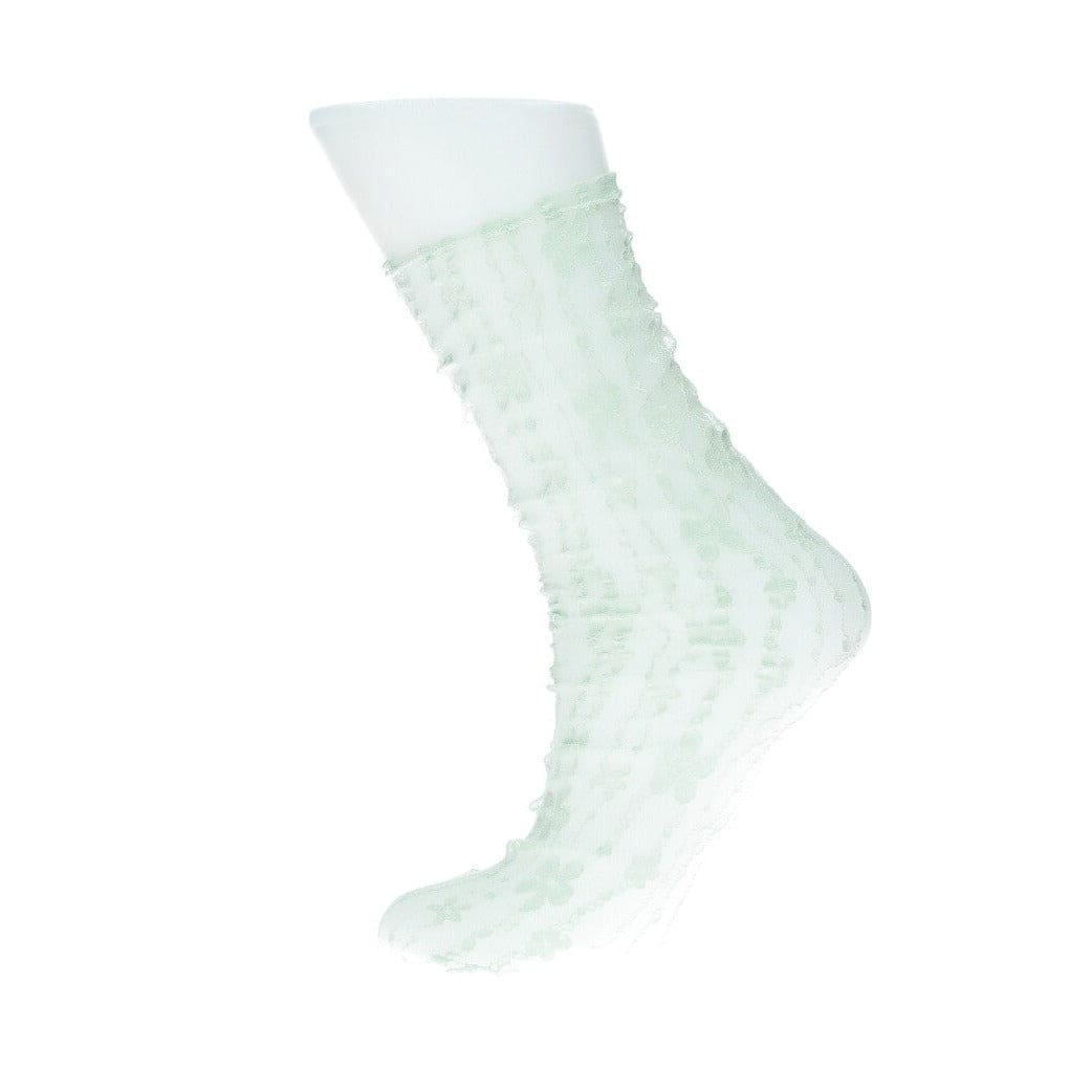 Socken aus Spitze - Grün - Kopftuch